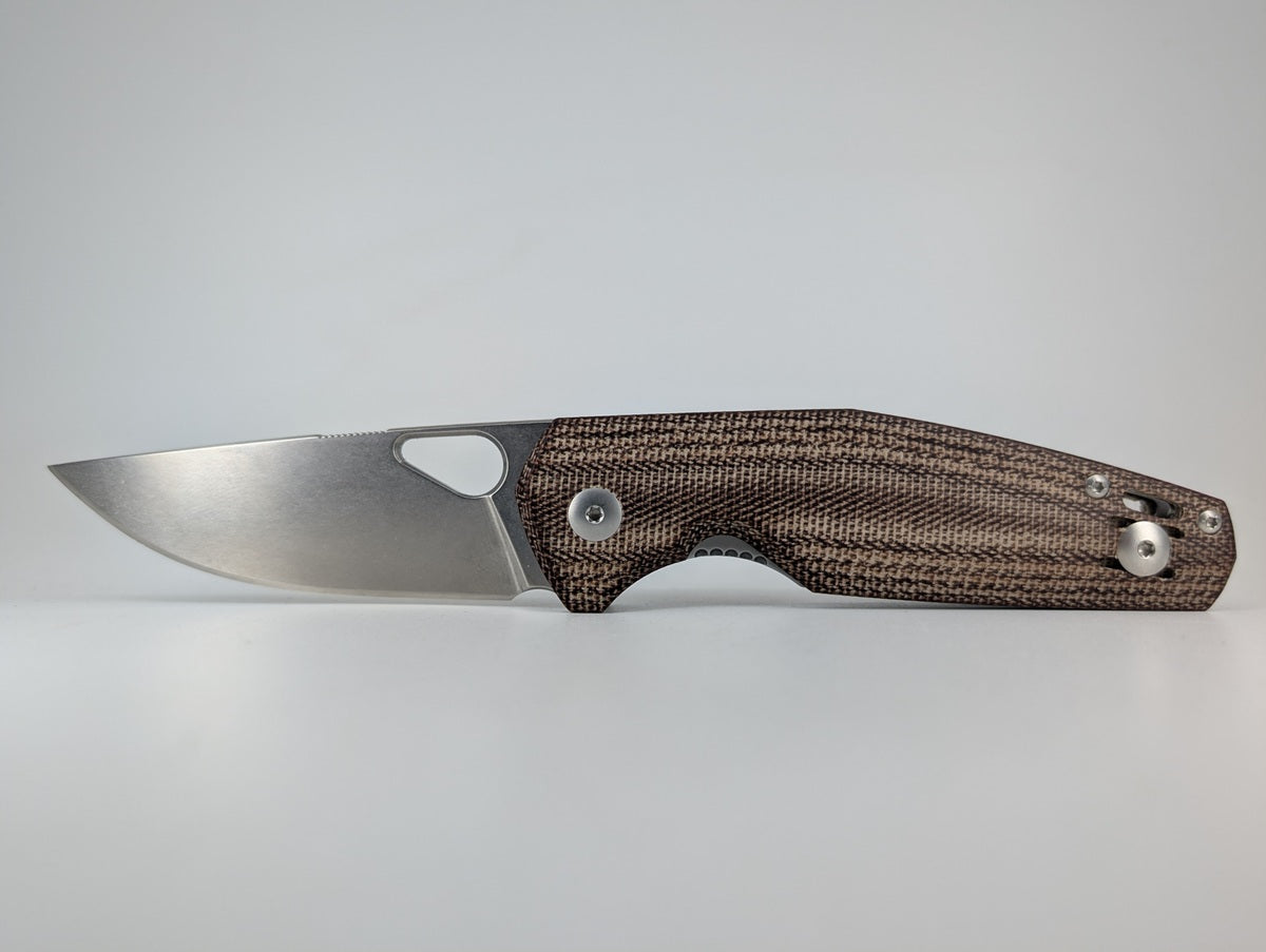 *Consignment* Giant Mouse Nimbus v2 Natural Micarta Liner Lock Folding Knife