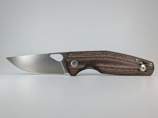 *Consignment* Giant Mouse Nimbus v2 Natural Micarta Liner Lock Folding Knife