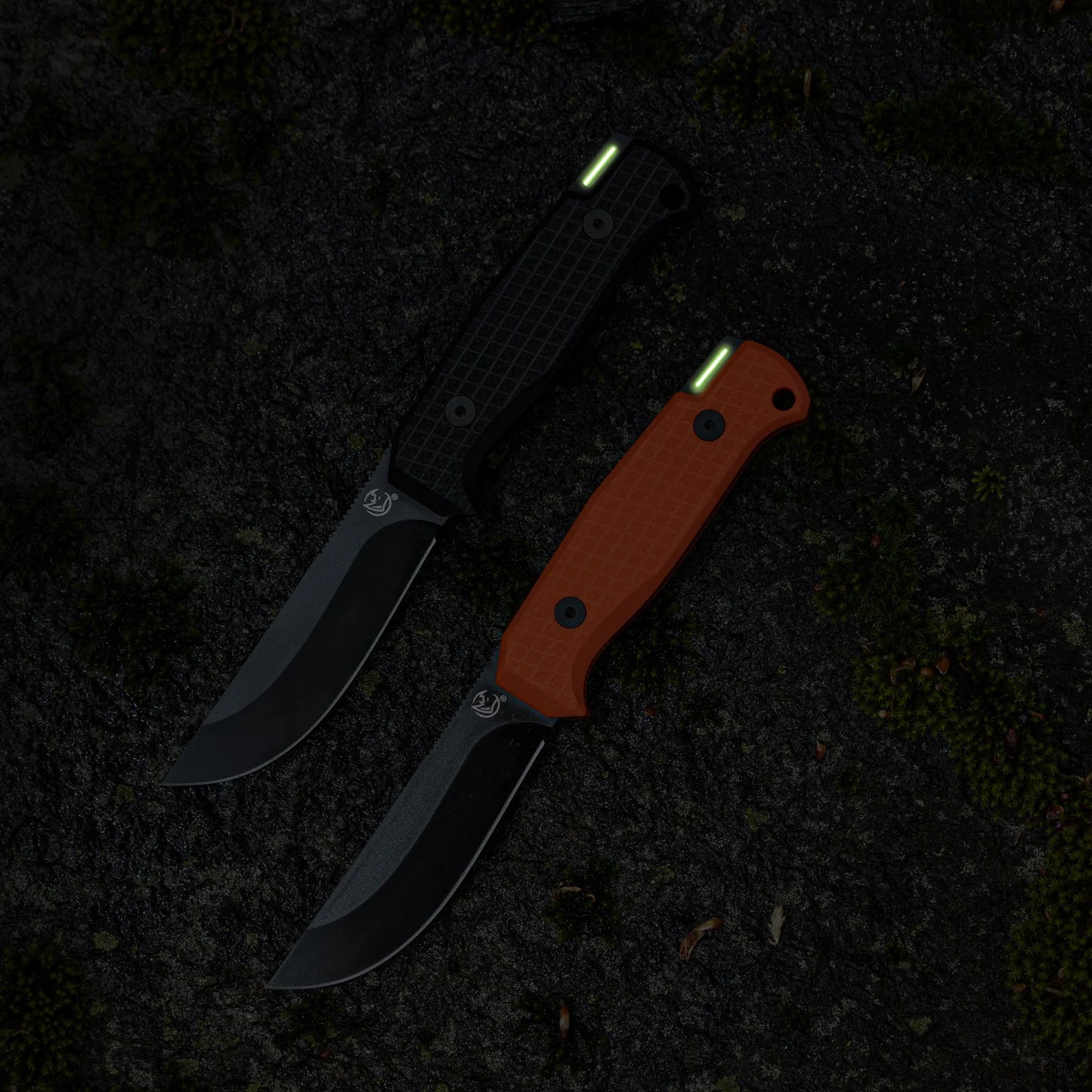 Glow Rhino "Bohr" Tritium Fixed Blade Knife