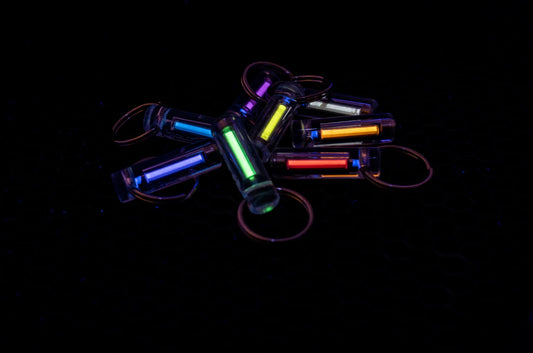 Glow Rhino Ember FOB Tritium Keychain