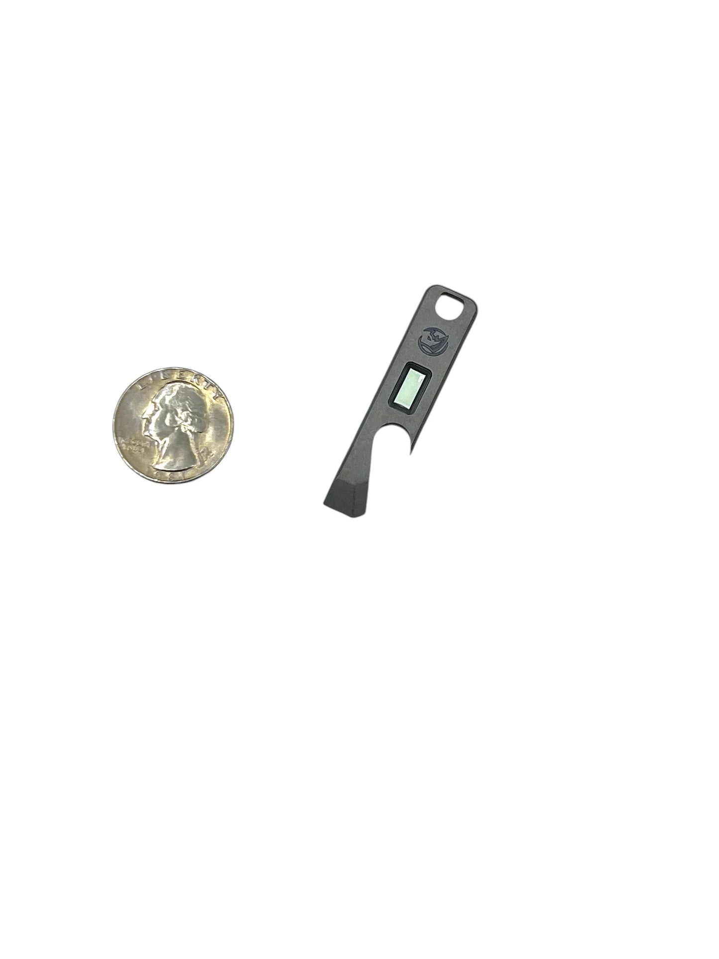 Glow Rhino Mini Tritium Prybar EDC Keychain