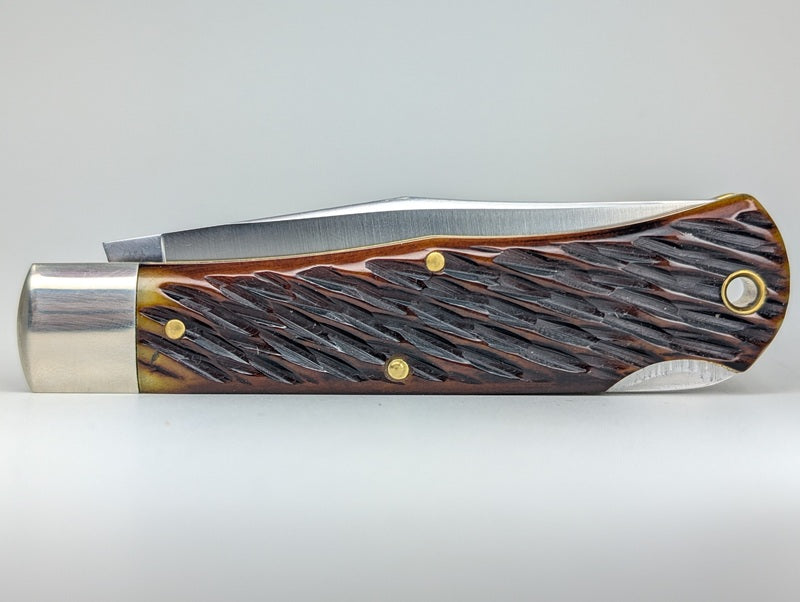 *Consignment* Great Eastern Cutlery 44 Buffalo Jack Jigged Bone Backlock Knife