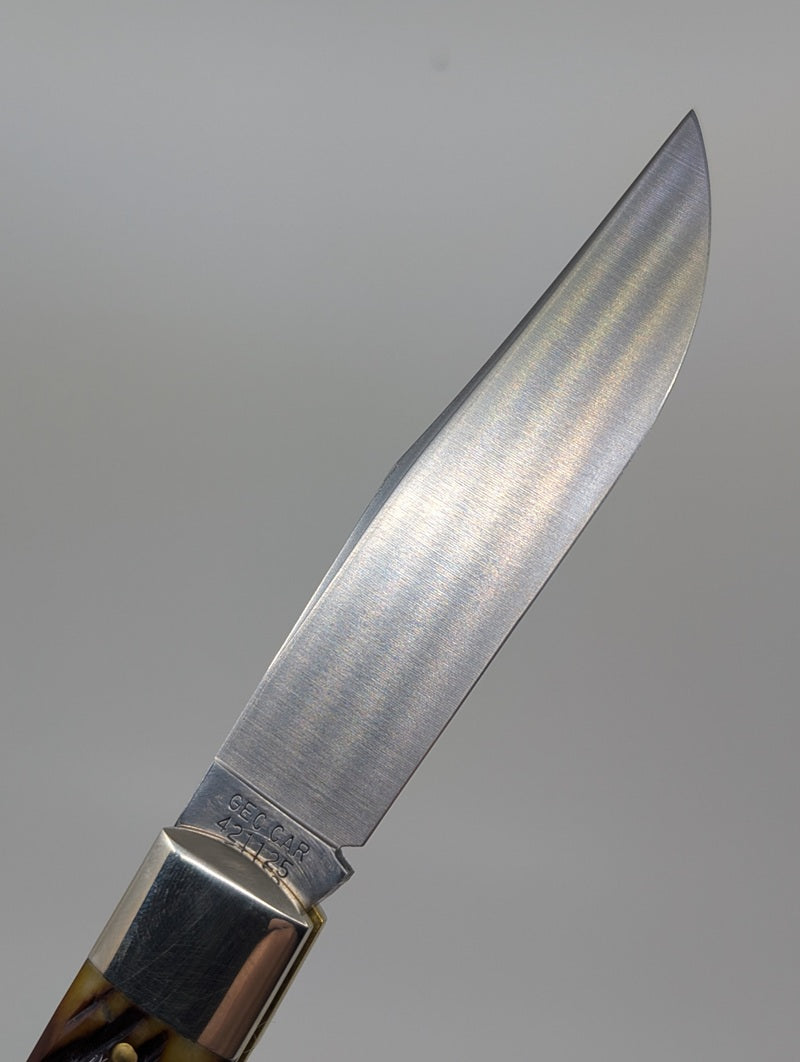 *Consignment* Great Eastern Cutlery 44 Buffalo Jack Jigged Bone Backlock Knife