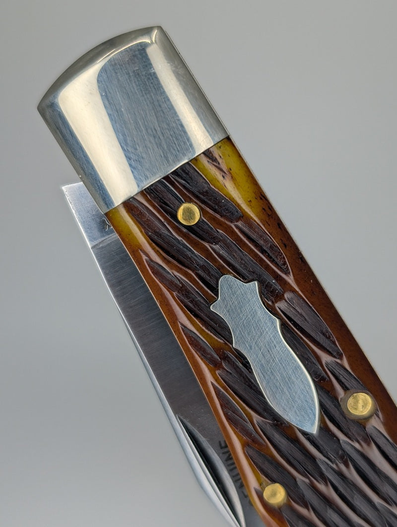 *Consignment* Great Eastern Cutlery 44 Buffalo Jack Jigged Bone Backlock Knife