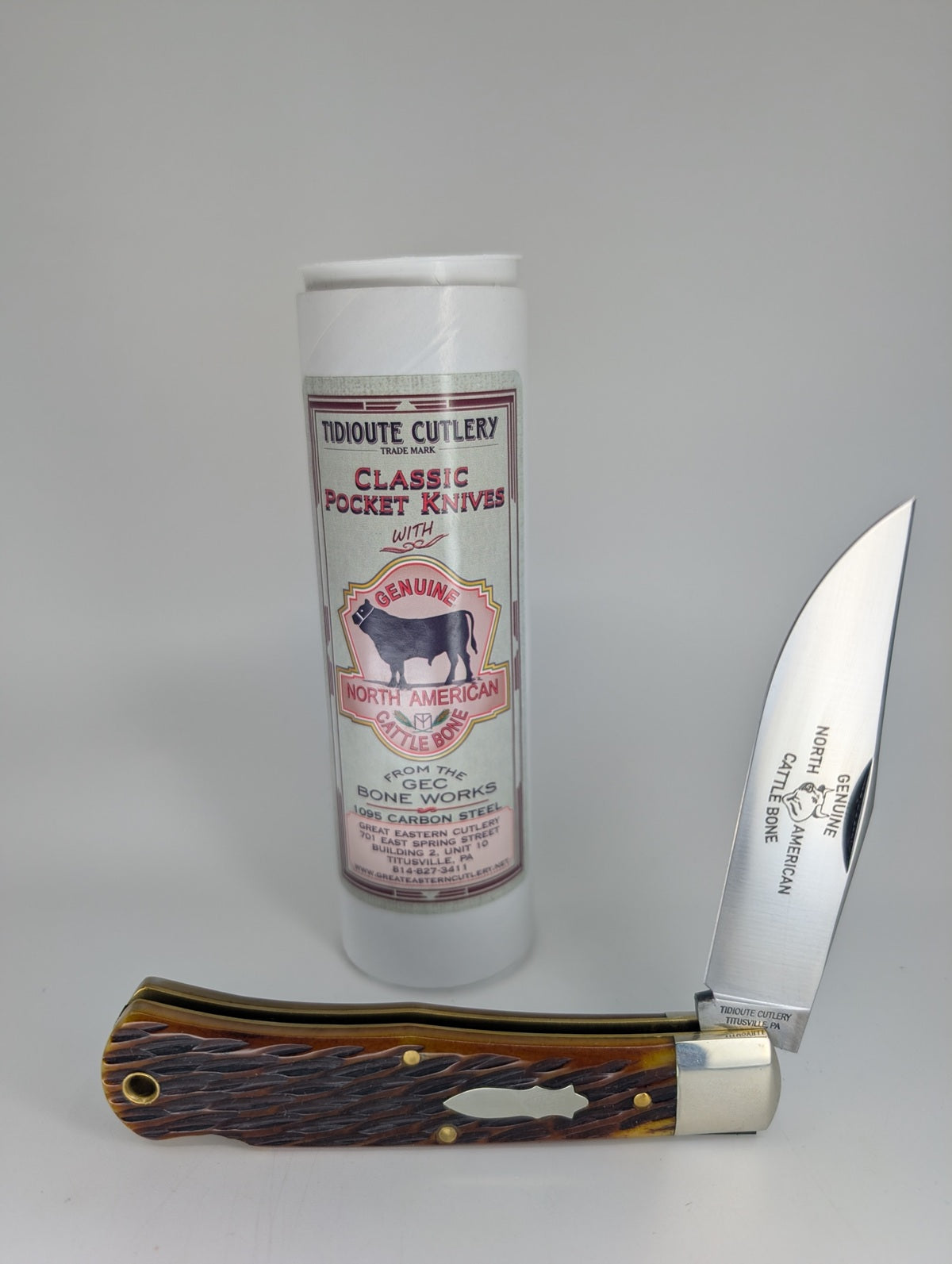 *Consignment* Great Eastern Cutlery 44 Buffalo Jack Jigged Bone Backlock Knife