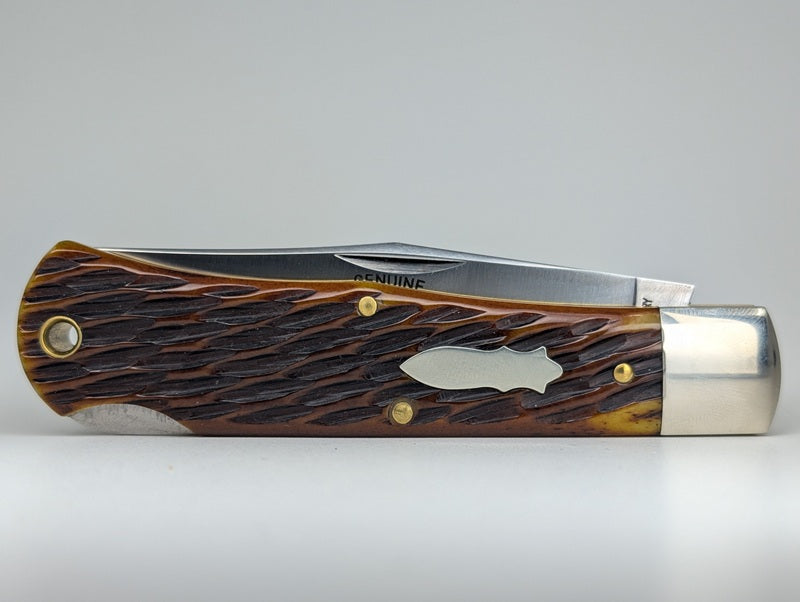 *Consignment* Great Eastern Cutlery 44 Buffalo Jack Jigged Bone Backlock Knife