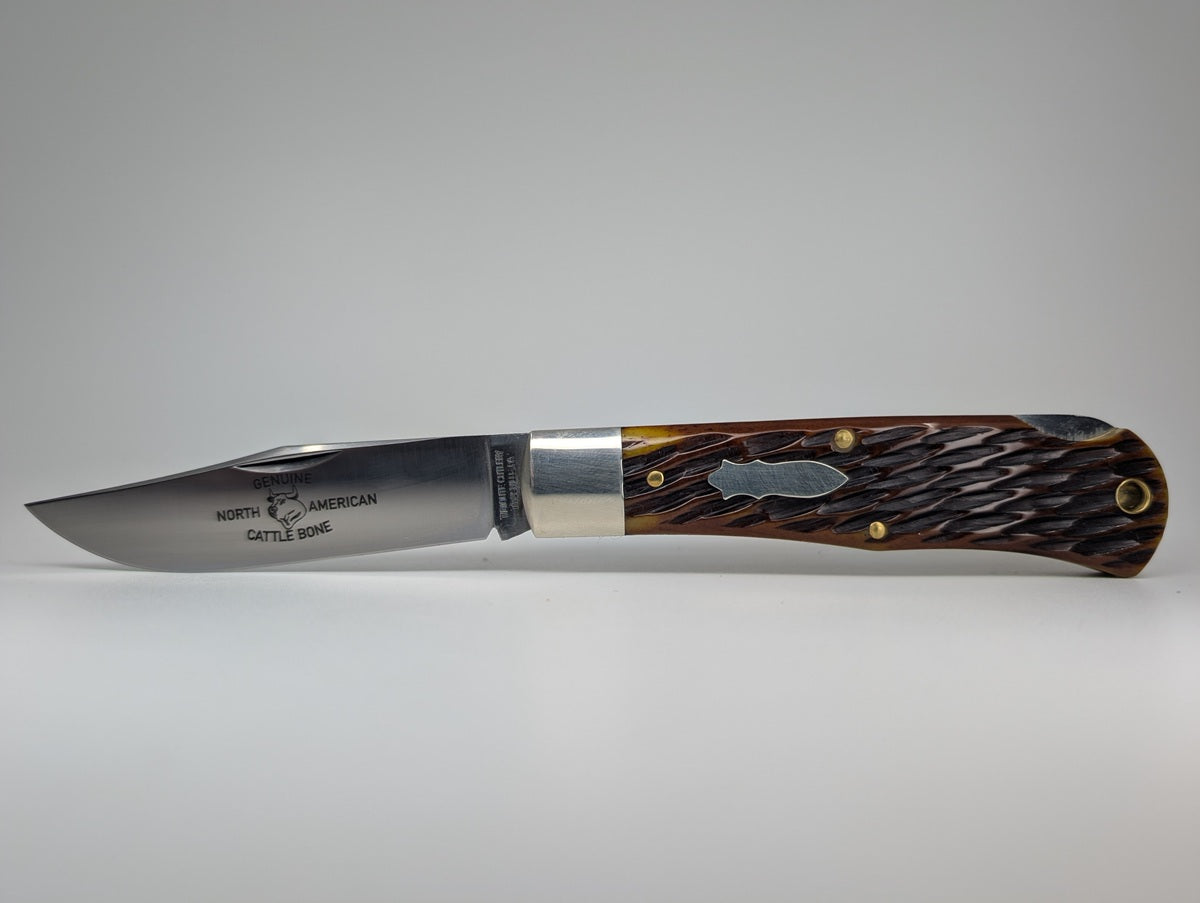 *Consignment* Great Eastern Cutlery 44 Buffalo Jack Jigged Bone Backlock Knife