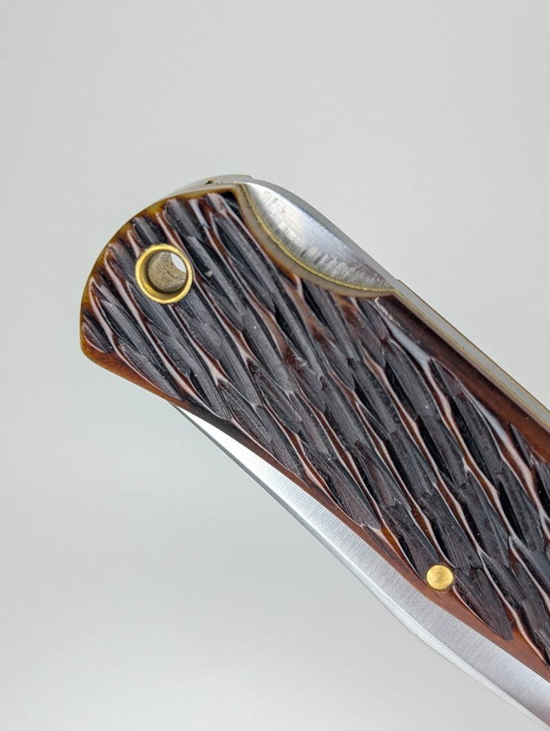 *Consignment* Great Eastern Cutlery 44 Buffalo Jack Jigged Bone Backlock Knife