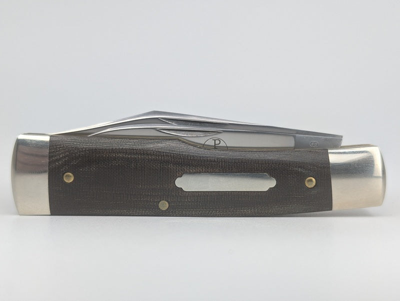 *Consignment* Great Eastern Cutlery Model 44 Buffalo Jack OD Green Linen Micarta Pocket Knife