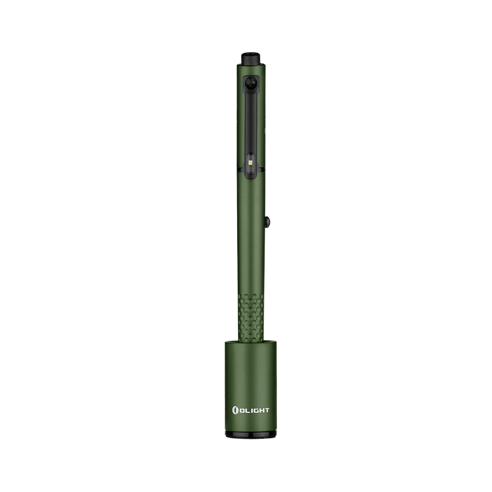 Olight O'Pen Glow - Rechargeable Penlight w/ Charging Base Ballpoint Pen