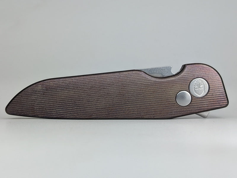 Grimsmo Fjell Titanium Integral Button Lock Folding Knife