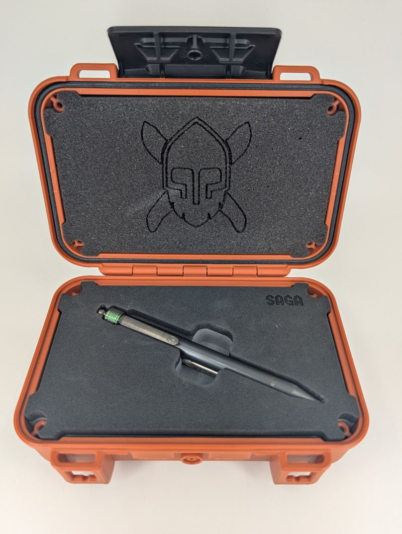 Grimsmo Saga DLC Black w/ Green Slider Ballpoint Pen