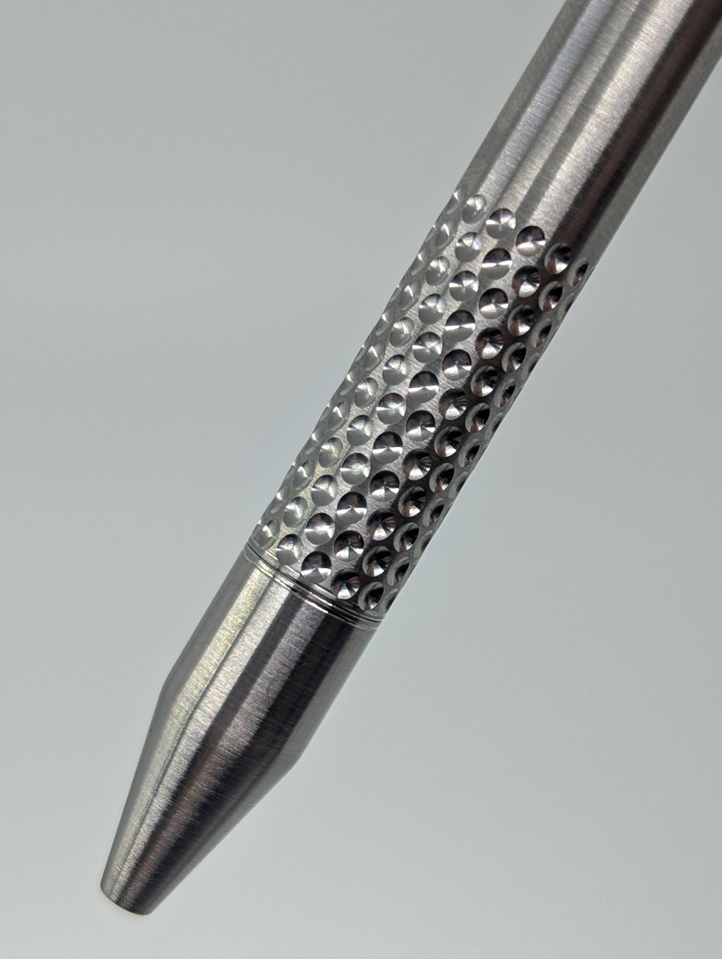 Grimsmo Saga Raw Titanium Ballpoint Pen #9123