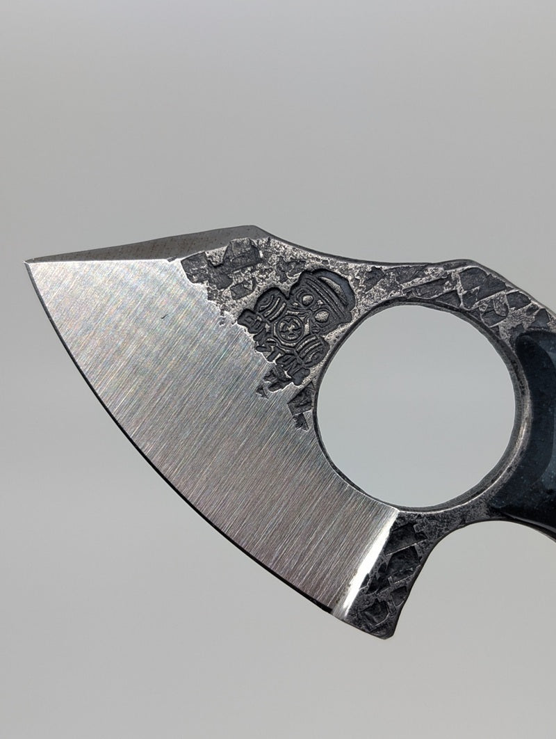 *Consignment* Gun Stone Creations "Baby Shark" Fixed Blade Knife