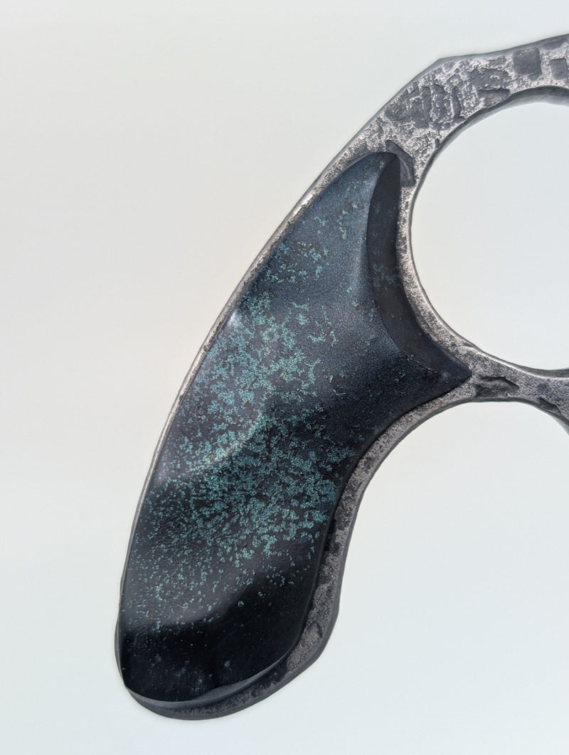 *Consignment* Gun Stone Creations "Baby Shark" Fixed Blade Knife