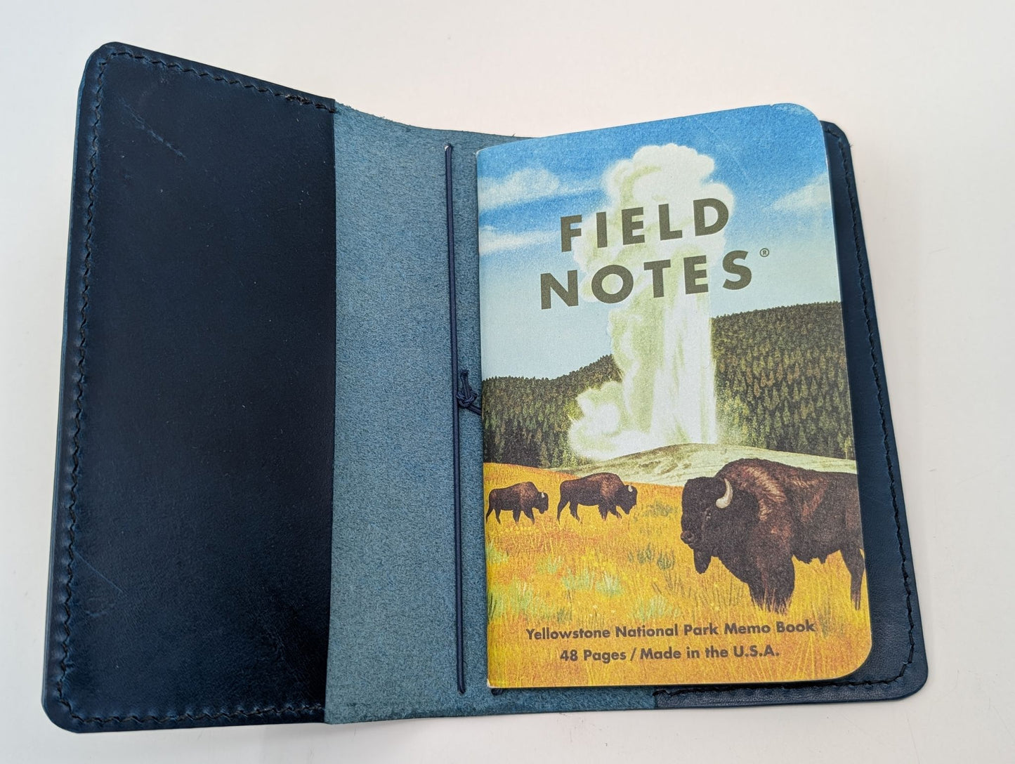 HANDS ON By Judith Gray Refillable passport/ field notes cover (Blue)