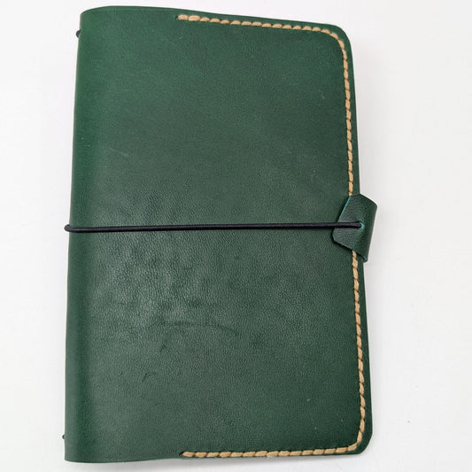 HANDS ON By Judith Gray Refillable passport/ field notes cover (Green)