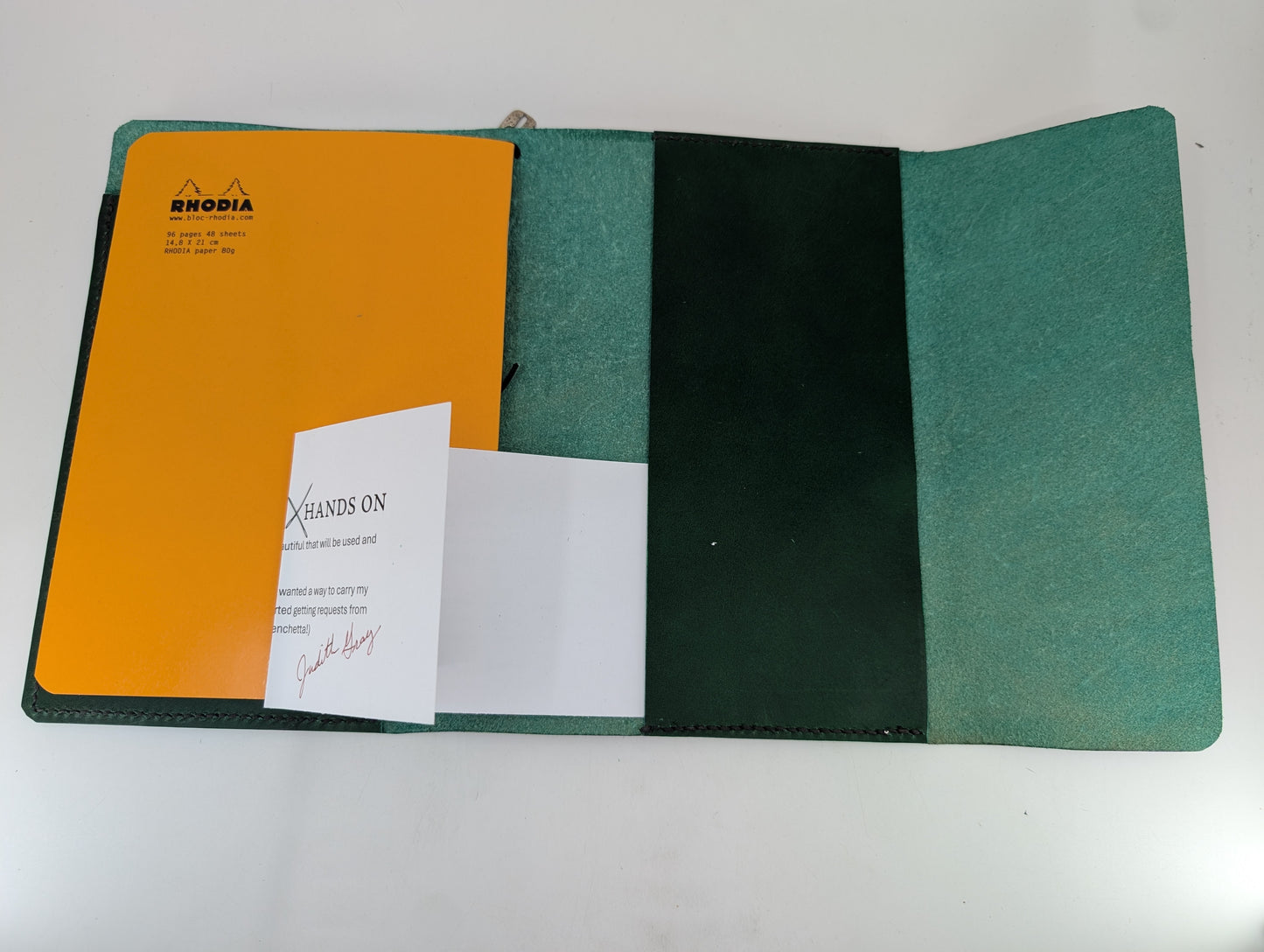 HANDS ON By Judith Gray Refillable Journal Cover A5 (Green)