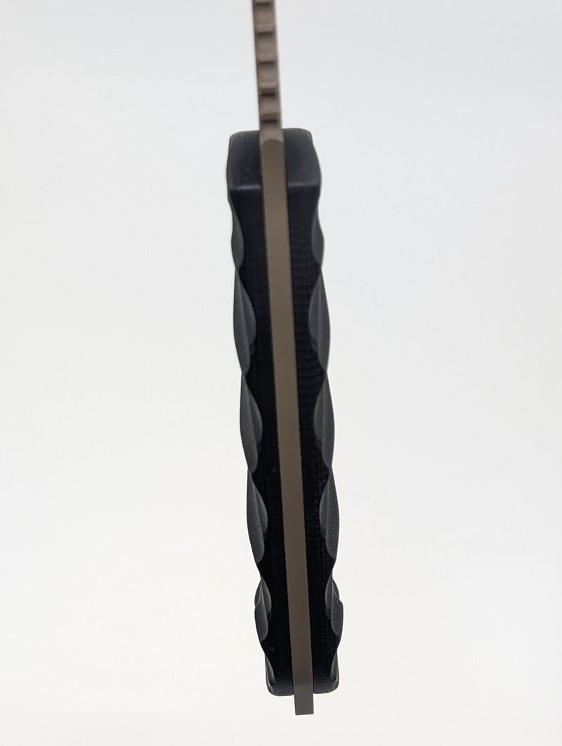 *Consignment* Half Face Blades Crow Scout Carbon Fiber Fixed Blade Knife