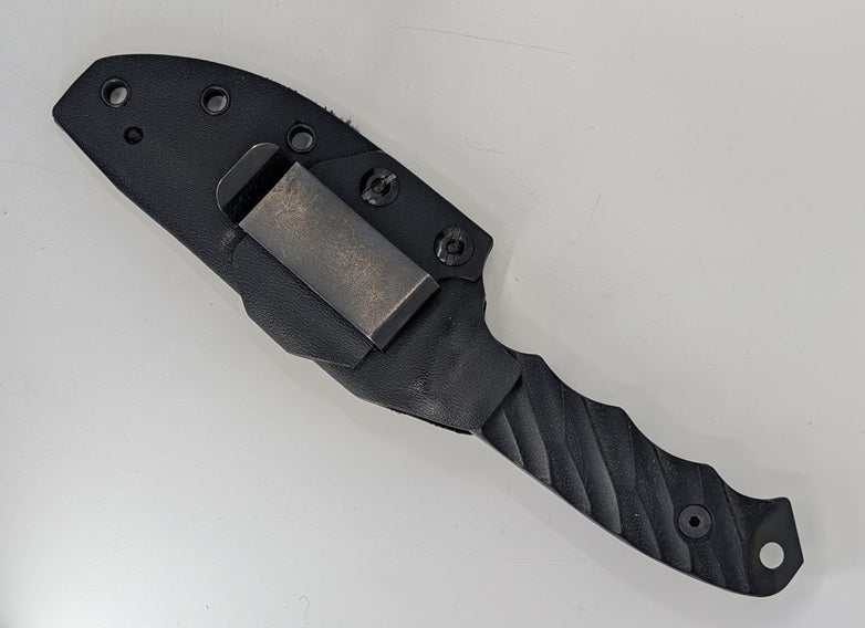 *Consignment* Half Face Blades Disaster Jr. Carbon Fiber Fixed Blade Knife