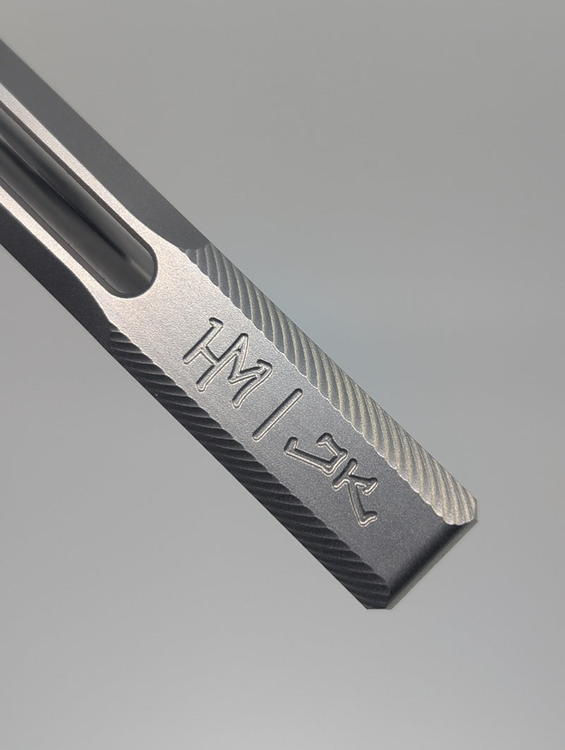 Hansen Metals x JK Design "Monarch" v3 Titanium Live Blade Balisong #12