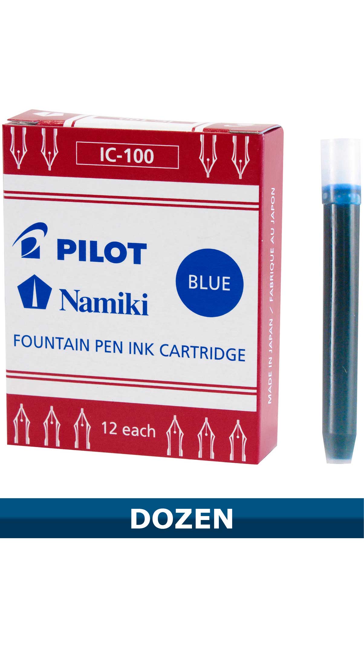 Pilot Ink Cartridge 12pk