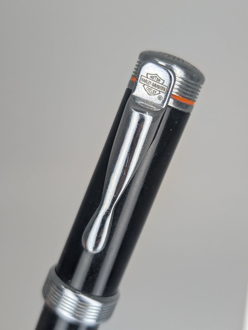 *Consignment* Harley Davidson Black / Silver Fountain Pen