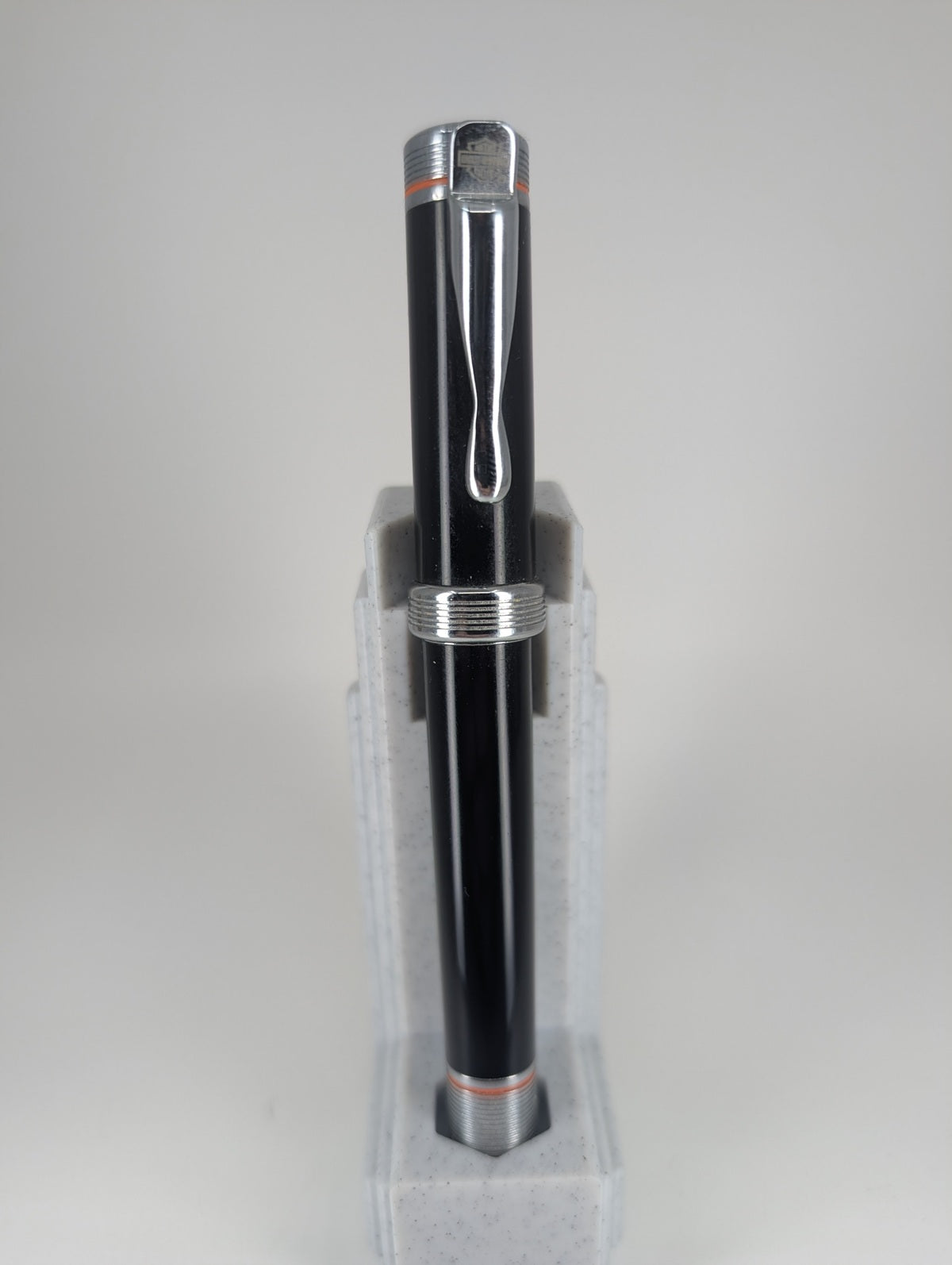 *Consignment* Harley Davidson Black / Silver Fountain Pen