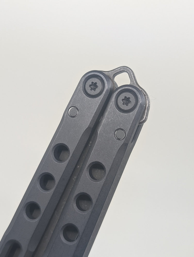 *Consignment* JK Design Regime V1 Spartan Double Edge Live Blade Balisong