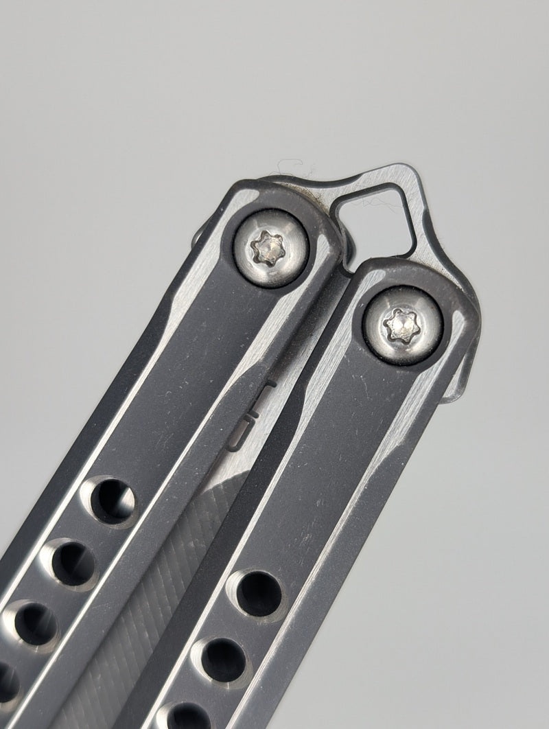 *Consignment* JK Designs Orca Custom Live Blade Balisong #471