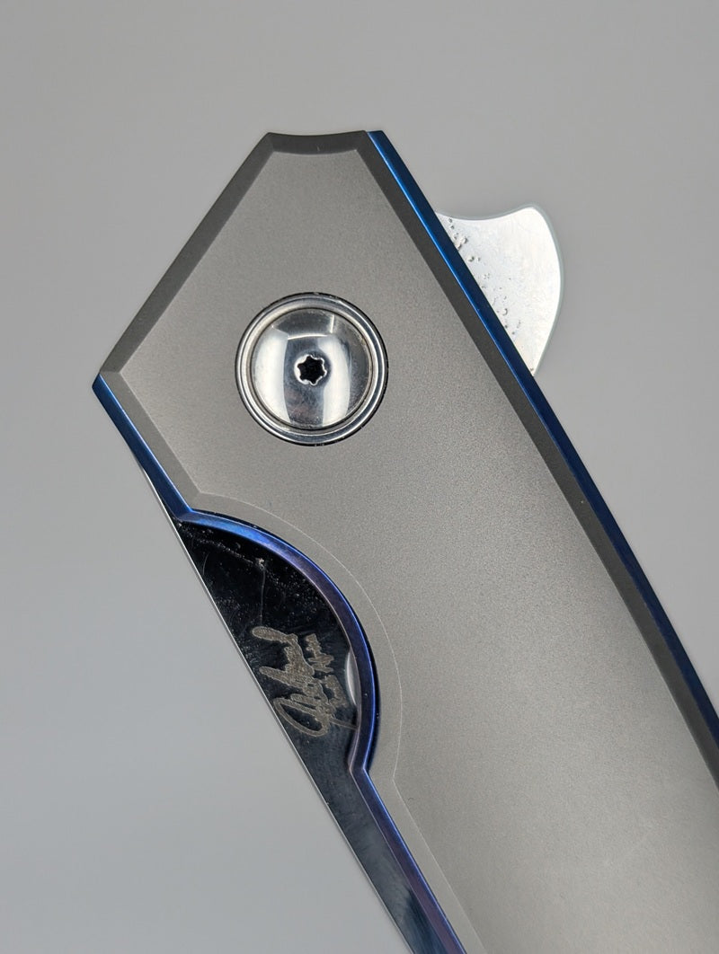 *Consignment* Jaco de Kock NS Gr5 Ti Anodized Mirror Polish Liner
