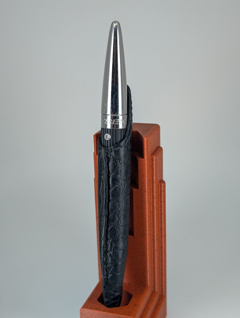 *Consignment* Jorg Hysek Pinstripe Diamond Ballpoint Pen
