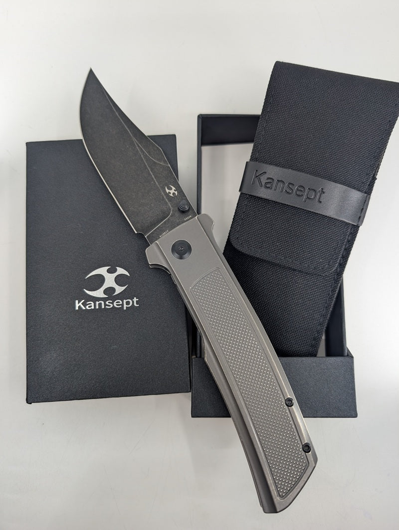 *Consignment* Kansept "Bison" Titanium S35VN Frame Lock Folding Knife