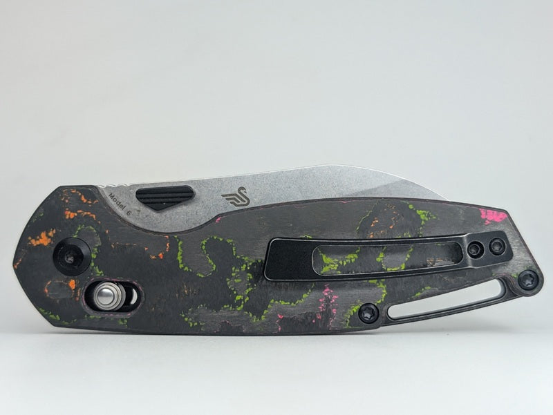 *Consignment* Kansept Model 6 Carbon Fiber Cross Bar Lock Folding Knife