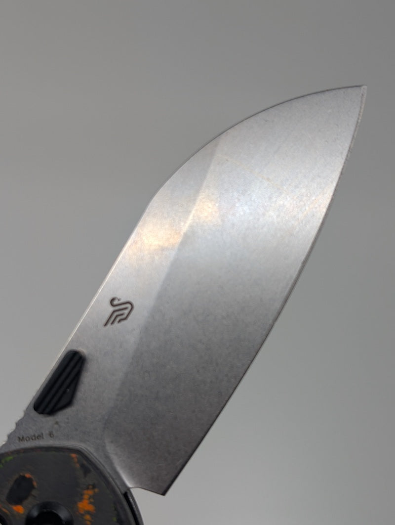 *Consignment* Kansept Model 6 Carbon Fiber Cross Bar Lock Folding Knife
