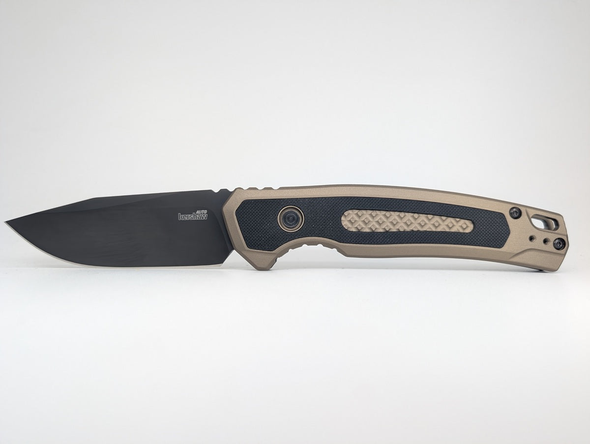 *Consignment* Kershaw Launch 21 (7106) OD Green Aluminum CPM-M4 Auto Folding Knife