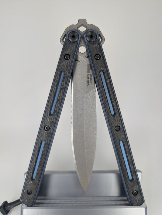 *Consignment* Kershaw Lucha Special Edition Carbon Fiber Live Blade Balisong