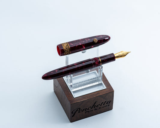 *Consignment* Kilk Novo Baroque - Conway Stewart Bordeaux Acrylic (M)