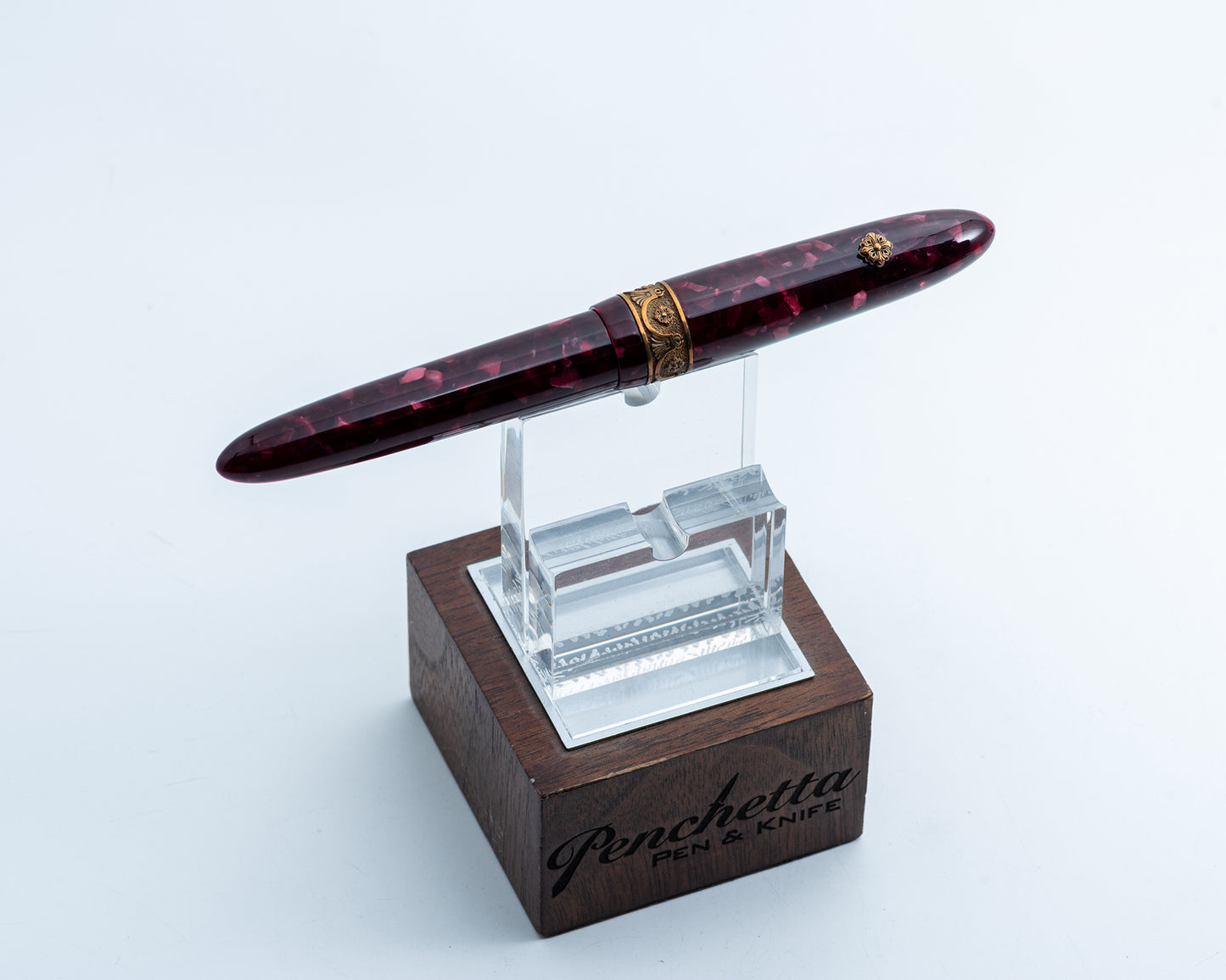 *Consignment* Kilk Novo Baroque - Conway Stewart Bordeaux Acrylic (M)