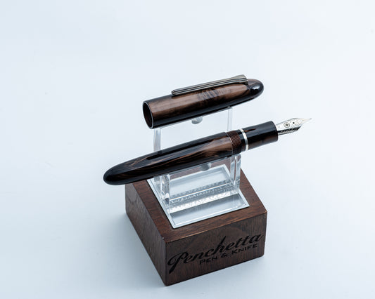 *Consignment* Kilk Fountain Pen - Brown Kirinite (F)