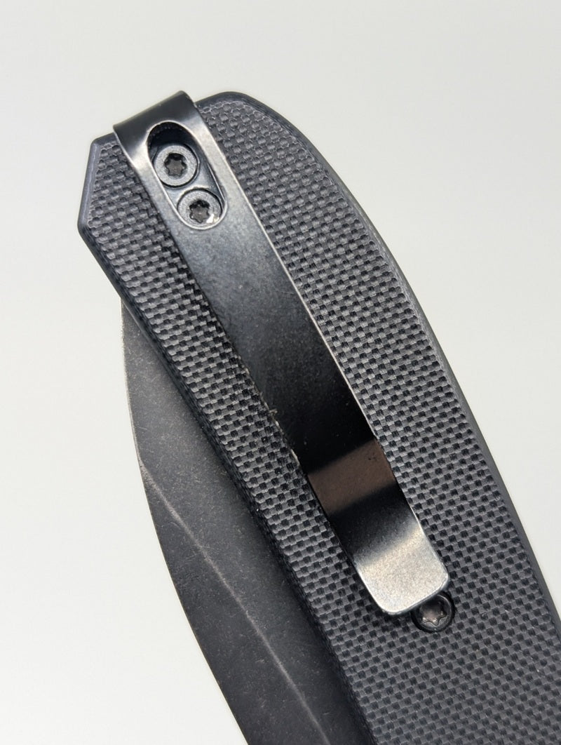 *Consignment* Knafs Lander 2 Black G-10 S35VN Clutch Lock Folding Knife