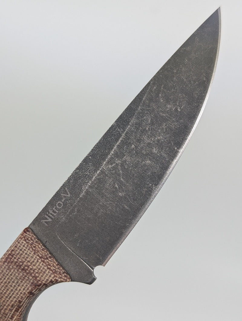 *Consignment* Knives by Nuge "Chickpea" Micarta Fixed Blade Knife