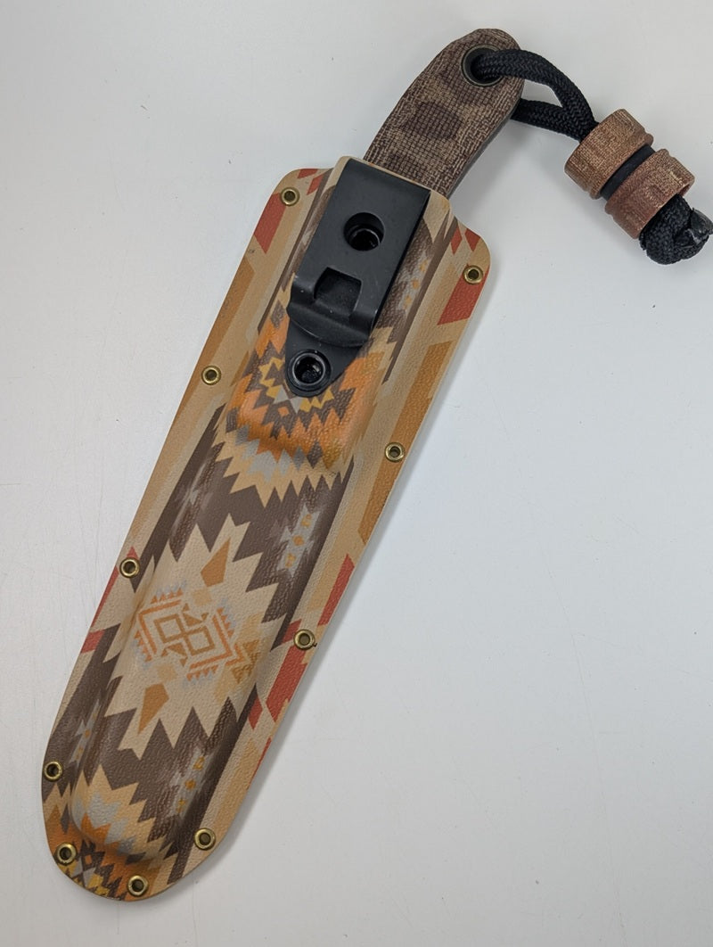 *Consignment* Knives by Nuge "Chickpea" Micarta Fixed Blade Knife
