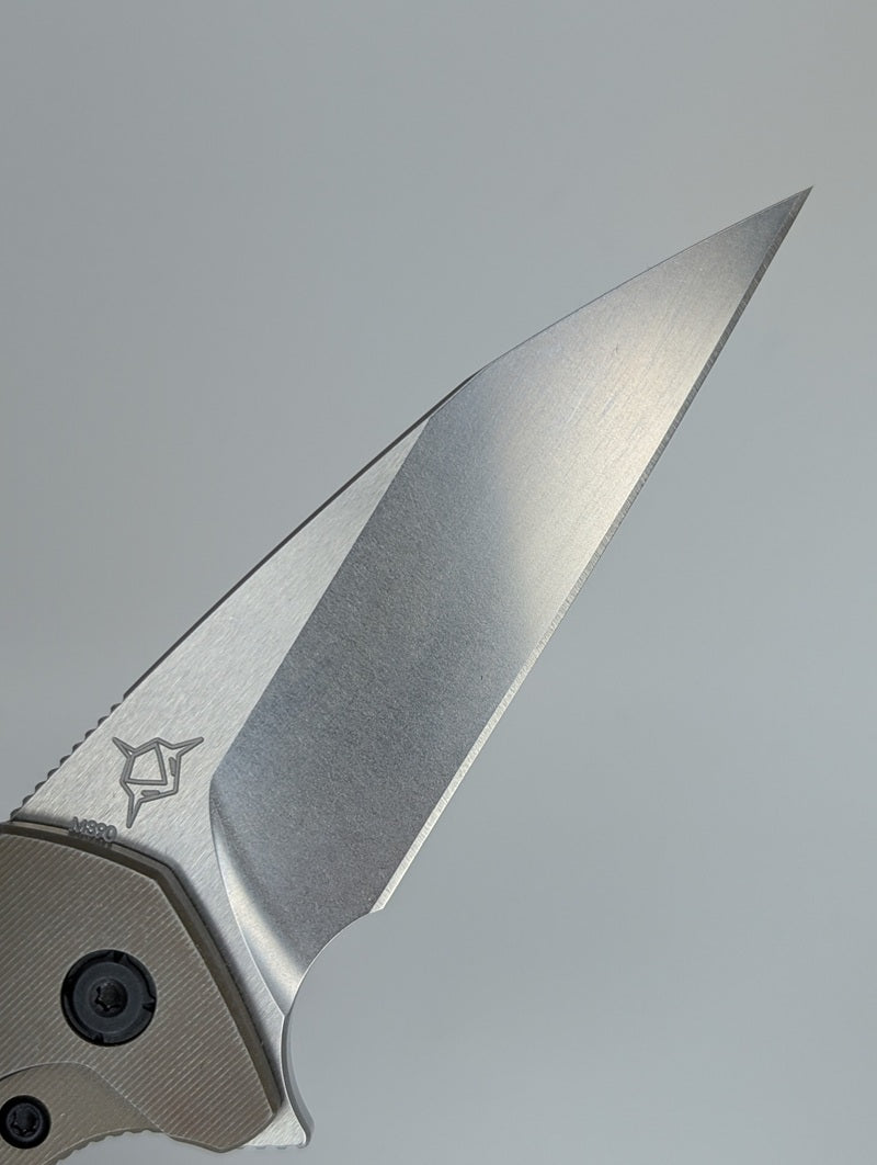 *Consignment* Koenig Mini Goblin Titanium M390 Framelock Flipper Folding Knife