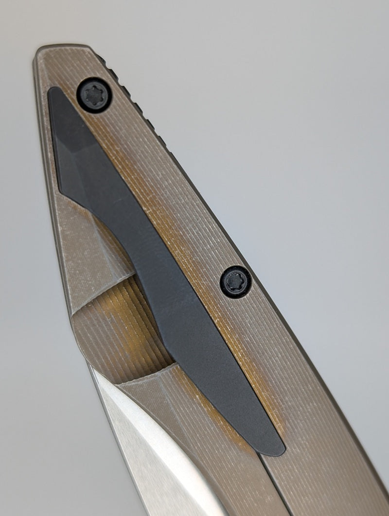 *Consignment* Koenig Mini Goblin Titanium M390 Framelock Flipper Folding Knife