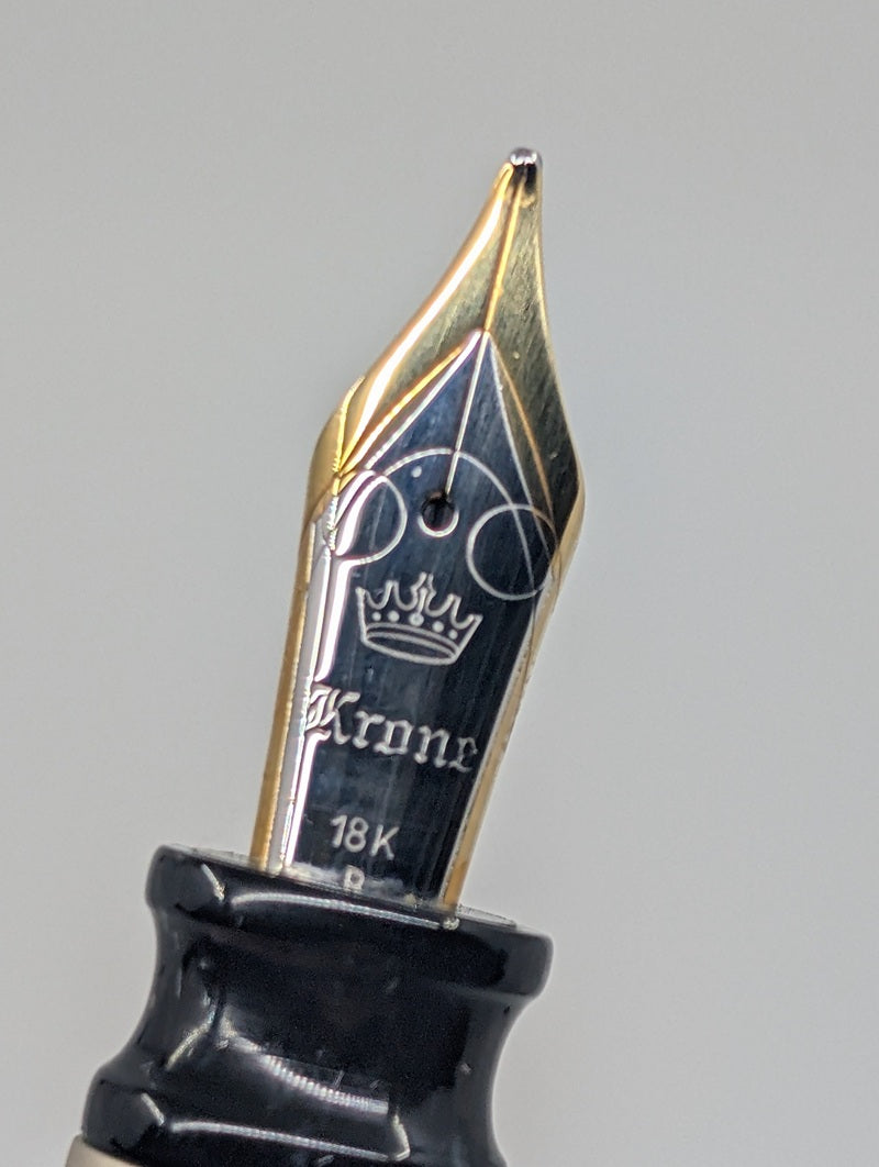*Consignment* Krone Apollo 11 "Kapton Foil" Limited Edition Fountain Pen 18k Gold Broad Nib