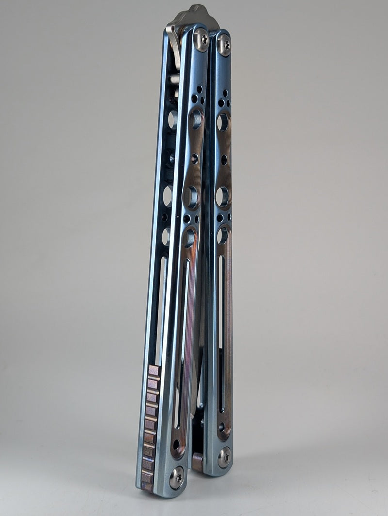 LDY x Will Hirsch Anser Titanium Live Blade Balisong