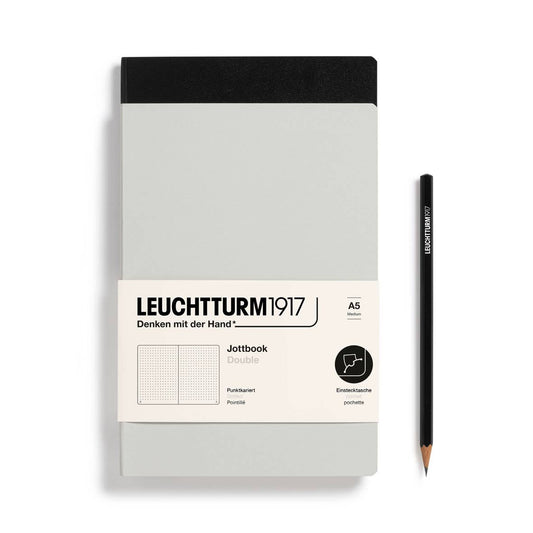 LEUCHTTURM1917 Jottbook A5 - Lightweight Notebook  - Packs of 2