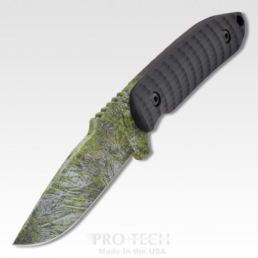 Protech Zombie Splash Cerakote Rockeye Fixed Blade w/ Sheath