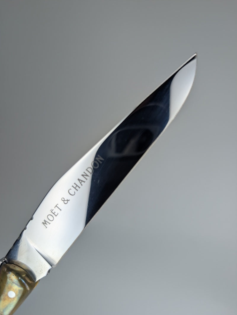 *Consignment* Laguiole Knives x Moet Chandon Slip Joint Folding Knife